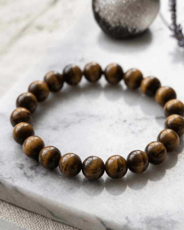 Tiger Eye Bracelet Rudraksha Kavach By Snazzyworks