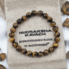 Tiger Eye bracelet Rudraksha Kavach by snazzyWorks image 2