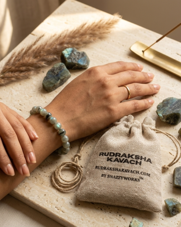 Labradorite Hand Bracelet