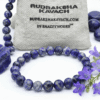 Authentic Blue Lapis Lazuli Crystal Stretch Bracelet By Rudraksha Kavach.