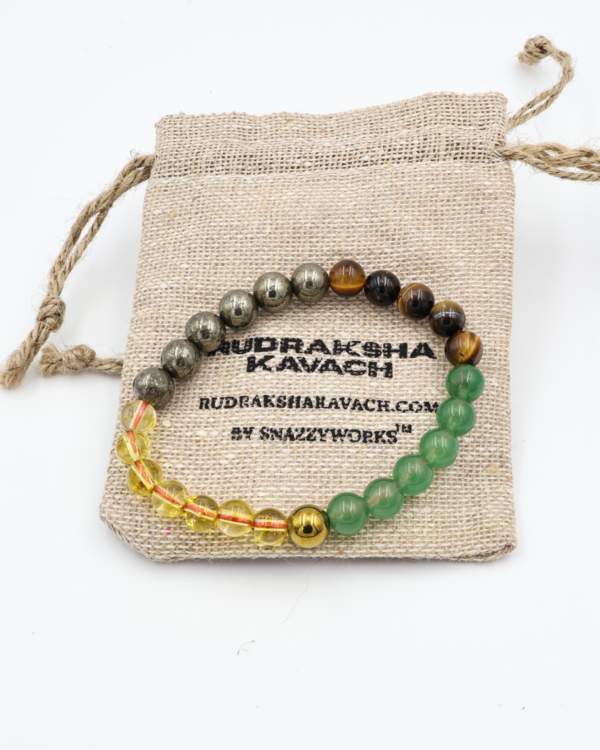 Home Money Magnet Bracelet Rudraksha Kavach By Snazzyworks