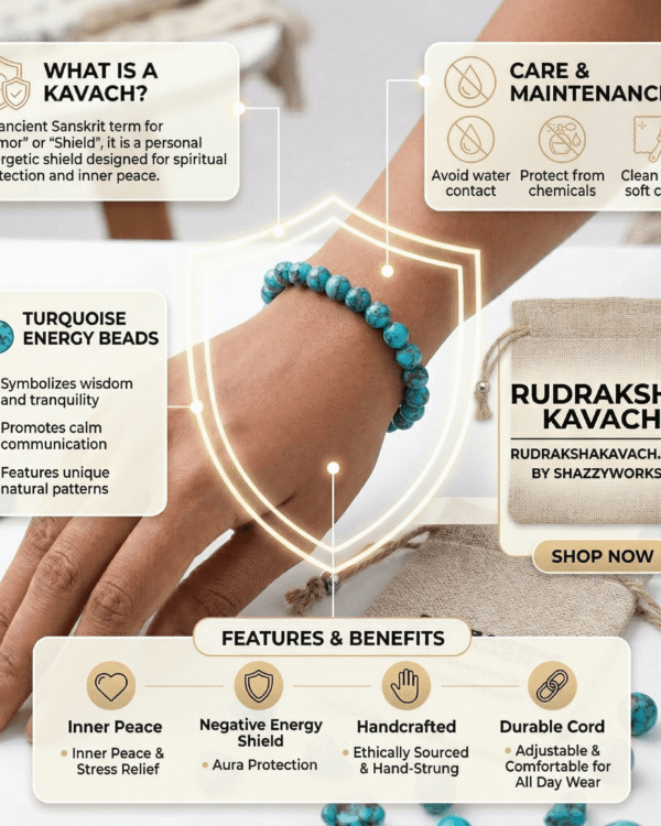 Alternative View Of Premium Turquoise (Firoza) Bracelet